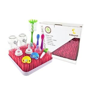 Baby bottle drying rack (Pink)